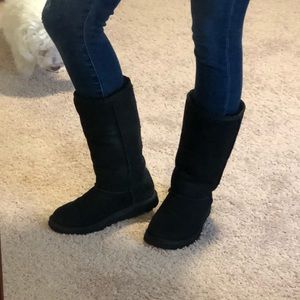 ugg classic tall boot black